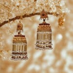 22kt Gold Pearl Jhumka JH22/154 22kt Gold Pearl Jhumka JH22/154
