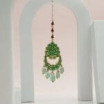 Polki Kundan 18Kt Gold Mang Tika PKT18/2