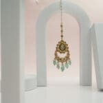 Polki Kundan 18Kt Gold Mang Tika PKT18/2