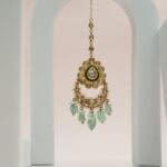 Polki Kundan 18Kt Gold Mang Tika PKT18/2