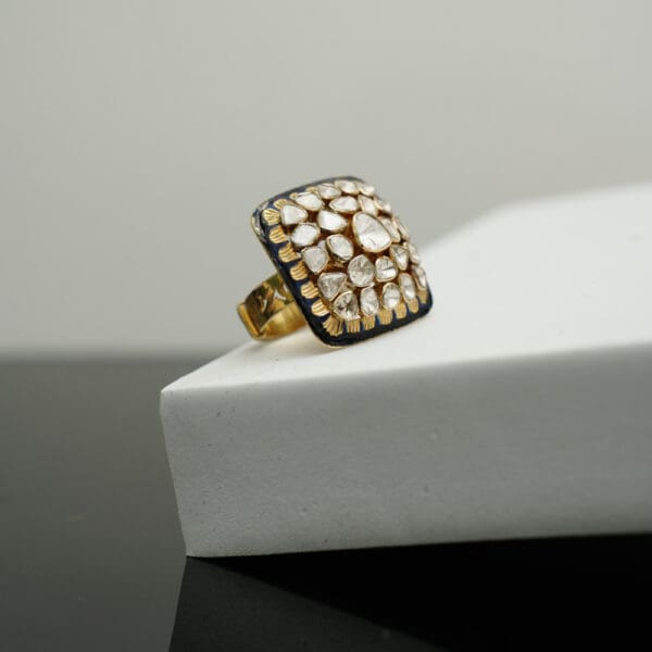 POLKI KUNDAN RING 18