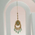 Polki Kundan 18Kt Gold Mang Tika PKT18/2