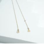14Kt Gold Diamond Chain WIth Charms DCN14/42