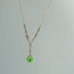 14Kt Gold Diamond Chain WIth Charms DCN14/42