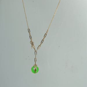 14Kt Gold Diamond Chain WIth Charms DCN14/42