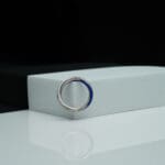 14Kt Gold Diamond Blue Ring DRL14/1302