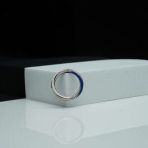 14Kt Gold Diamond Blue Ring DRL14/1302