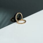 18Kt Gold Diamond Hoops Earrings DBI/67