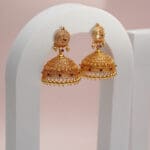 22Kt Gold Itelian Jhumka for Wedding ER22/1395 22Kt Gold Itelian Jhumka for Wedding ER22/1395
