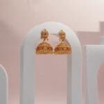 22Kt Gold Itelian Jhumka for Wedding ER22/1395 22Kt Gold Itelian Jhumka for Wedding ER22/1395