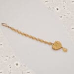 22Kt Yellow Gold Heart Maang Teeka TK22/26