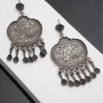 925 Silver Oxidised Earrings JLSS/1