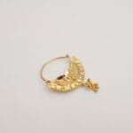 18 Kt Yellow Gold Traditional Nath – NT18/166 | Bridal Nose Ring 18 Kt Yellow Gold Traditional Nath – NT18/166 | Bridal Nose Ring