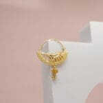 18 Kt Yellow Gold Traditional Nath – NT18/166 | Bridal Nose Ring 18 Kt Yellow Gold Traditional Nath – NT18/166 | Bridal Nose Ring