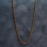 18kt Gold Cap 5 face Rudraksha Mala CN18/1772