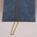 18kt Gold Cap 5 face Rudraksha Mala CN18/1772