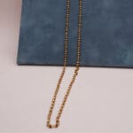 18kt Gold Cap 5 face Rudraksha Mala CN18/1772
