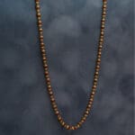18kt Gold Cap 5 face Rudraksha Mala CN18/1772