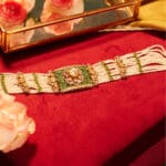 14 KT GOLD POLKI KUNDAN CHOKER WITH PEARL PNK14/12