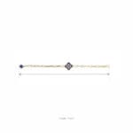 18K Yellow Gold Chain Bracelet FARAH KHAN ATELIER FKA/132