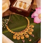 22kt Gold Necklace with Earrings ST22/1023