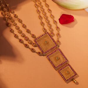 22 Kt Gold Long Necklace NK22/37