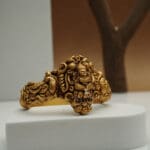 22kt Yellow Gold Temple Handcuff Bracelet BL22/463