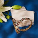 14Kt Gold Diamond Pair Of Bangles DKR14/19