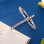 18Kt Gold Diamond Pair Of Bangles DKR/19