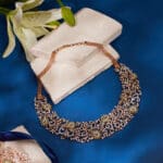 18kt Gold Beautiful Diamond Necklace for Wedding DNK/177
