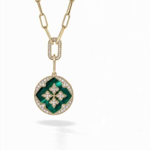 The Gaia Medallion 18K Yellow Gold NECKLACE FARAH KHAN ATELIER FKA/128