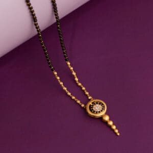 22Kt Yellow Gold Mangalsutra MS22/160