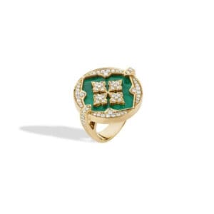 Deep Blue Ring 18K Yellow Gold FARAH KHAN ATELIER FKA/134