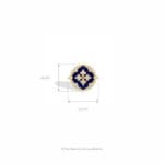 Deep Blue Ring 18K Yellow Gold FARAH KHAN ATELIER FKA/134