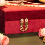 14kt Gold Kundan Earrings PKE14/27