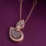 Diamond 14kt Gold necklce with Pandant DCN14/20