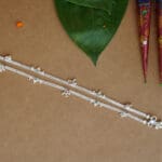 925 Sterling Silver Anklet with Charms for her PYSZ/73