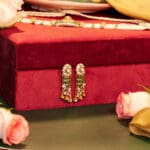 14kt Gold Kundan Earrings PKE14/27