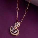 Diamond 14kt Gold necklce with Pandant DCN14/20