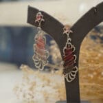 18KT Diamond Gold Earrings for Wedding & Engagement DJH/2