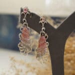 18KT Diamond Gold Earrings for Wedding & Engagement DJH/2