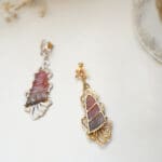 18KT Diamond Gold Earrings for Wedding & Engagement DJH/2