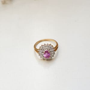 18Kt Gold Diamond Ring DRL/1070