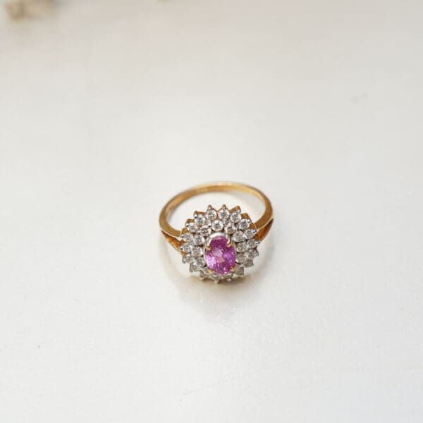18Kt Gold Diamond Ring DRL/1070