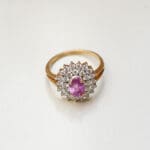 18Kt Gold Diamond Ring DRL/1070
