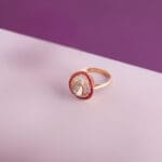 18kt Gold Kundan Polki Ring PKR18/20
