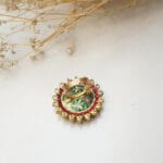 18kt Gold Polki Ring for Bride PKR18/10 18kt Gold Polki Ring for Bride PKR18/10