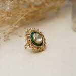 18kt Gold Polki Ring for Bride PKR18/10 18kt Gold Polki Ring for Bride PKR18/10