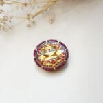 POLKI KUNDAN MULTI STONE RING PKR18/11