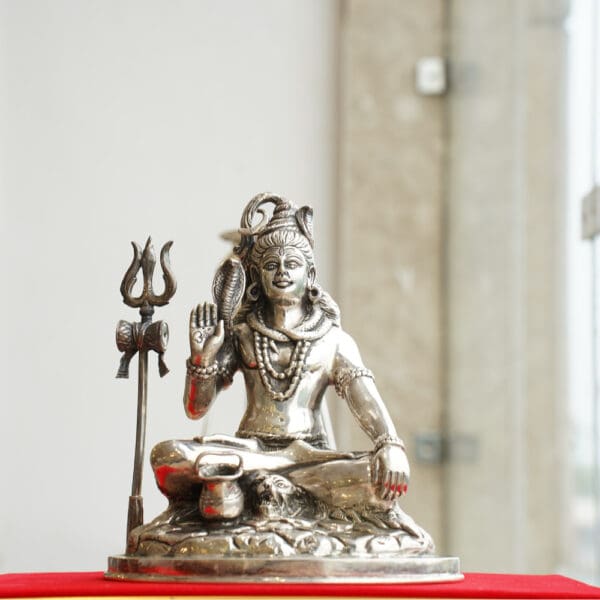 925 Silver Shiv Ji Statue MRTSS/1